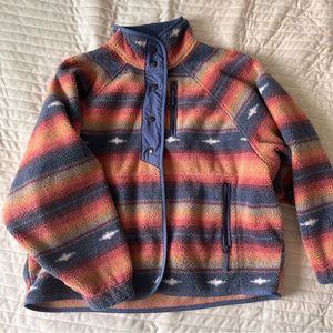 American Eagle Snap fleece